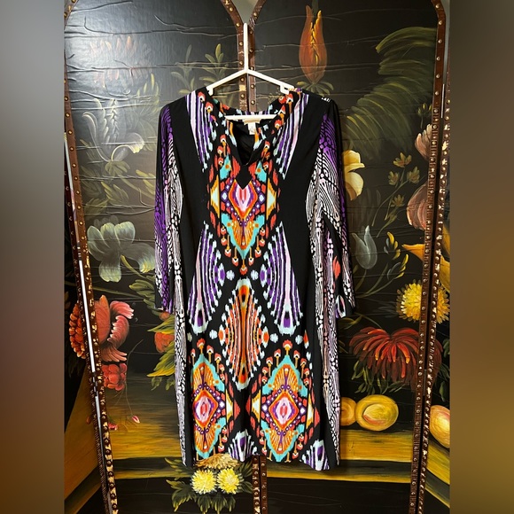 Chico's Multicolor Digital Print Dress (D3) - Picture 1 of 4